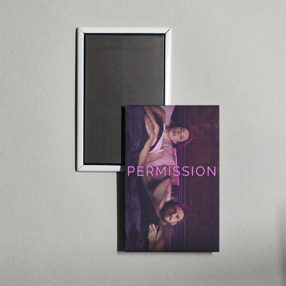 Permission Mini Movie Fridge Magnet
