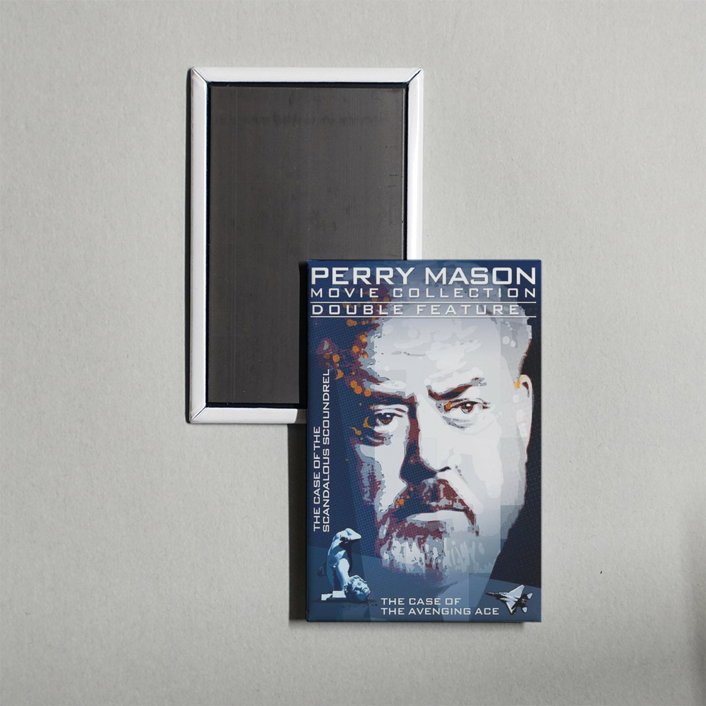 Perry Mason The Case of the Avenging Ace Mini Movie Fridge Magnet