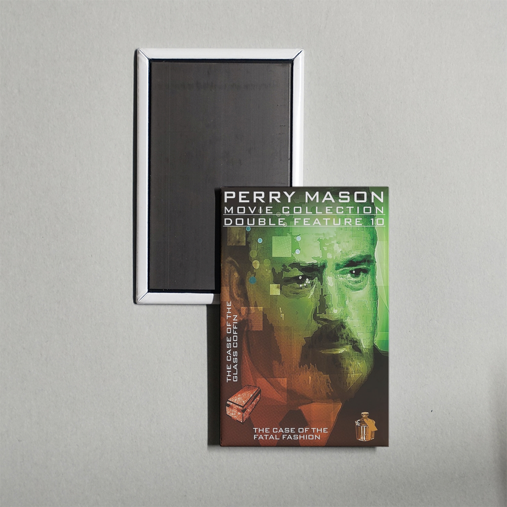Perry Mason The Case of the Fatal Fashion Mini Movie Fridge Magnet
