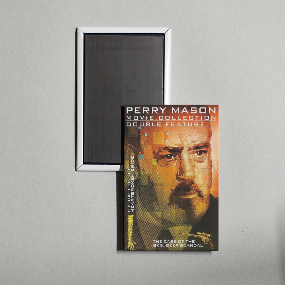 Perry Mason The Case of the Heartbroken Bride Mini Movie Fridge Magnet