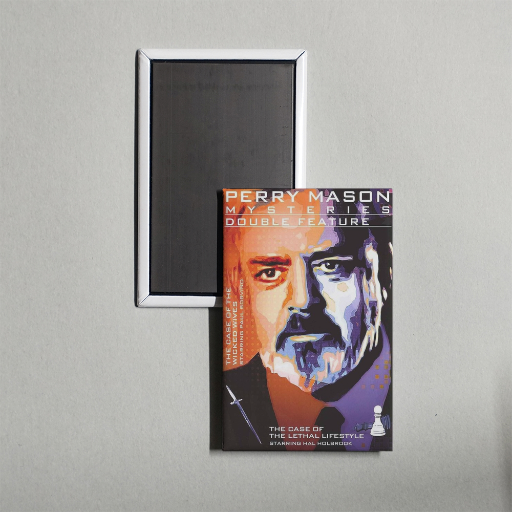 Perry Mason The Case of the Lethal Lifestyle Mini Movie Fridge Magnet