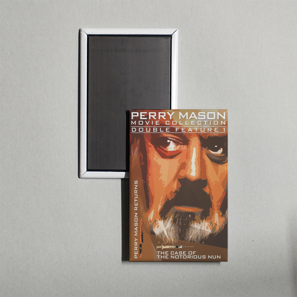 Perry Mason The Case of the Notorious Nun Mini Movie Fridge Magnet