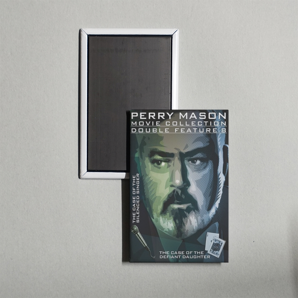 Perry Mason The Case of the Silenced Singer Mini Movie Fridge Magnet