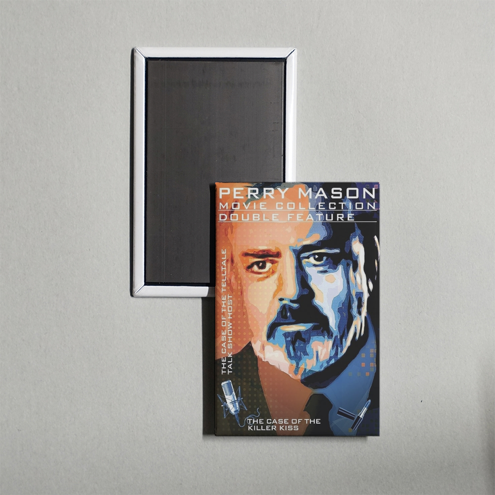 Perry Mason The Case of the Telltale Talk Show Host Mini Movie Fridge Magnet