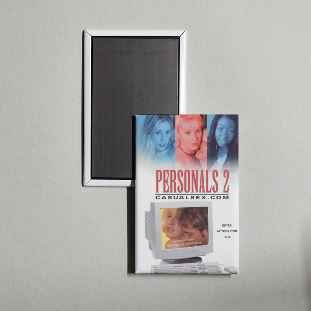 Personals II CasualSex.com Mini Movie Fridge Magnet