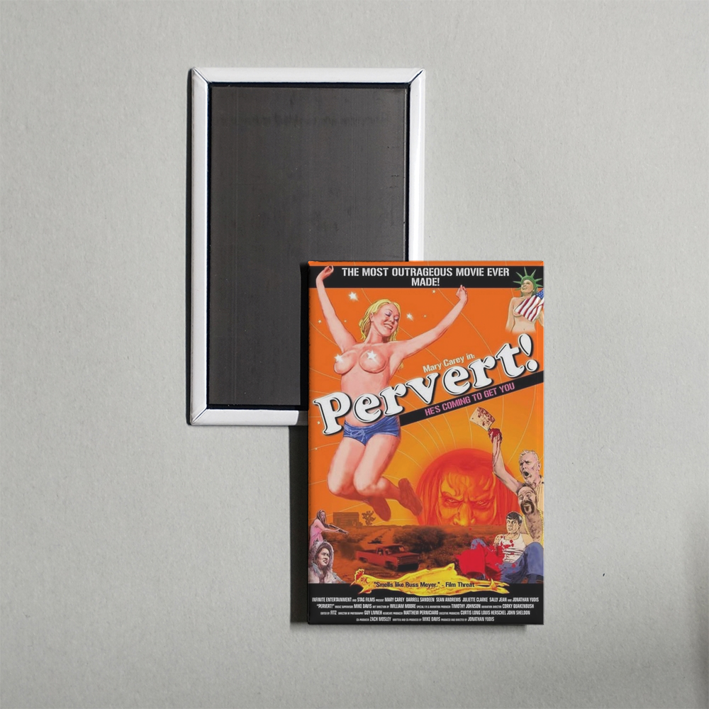 Pervert! Mini Movie Fridge Magnet
