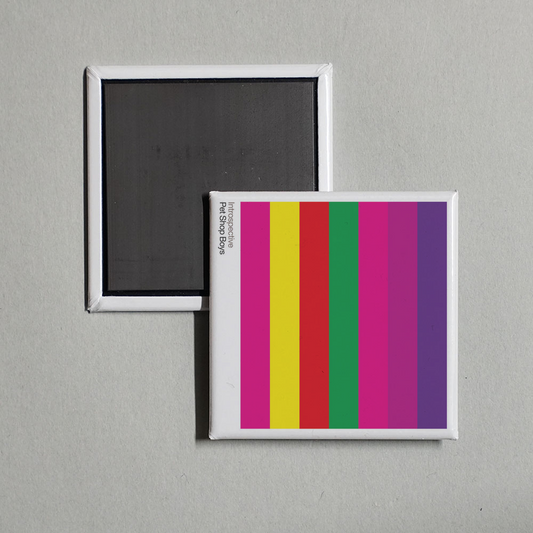 Pet Shop Boys - Introspective Further Listening 1988 - 1989 (2018 Remaster) Album Cover Fridge Magnet