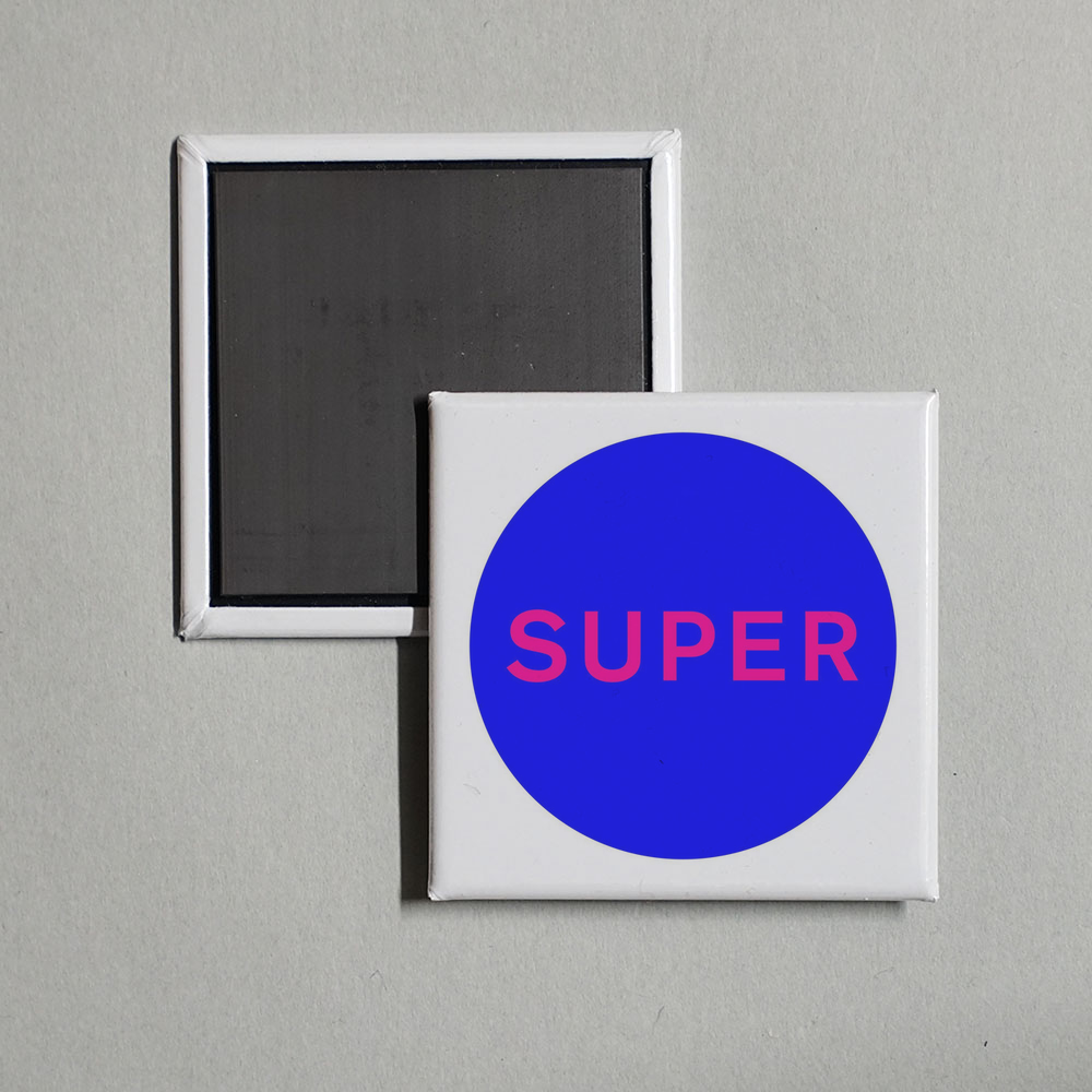 Pet Shop Boys - Super Album Cover Fridge Magnet