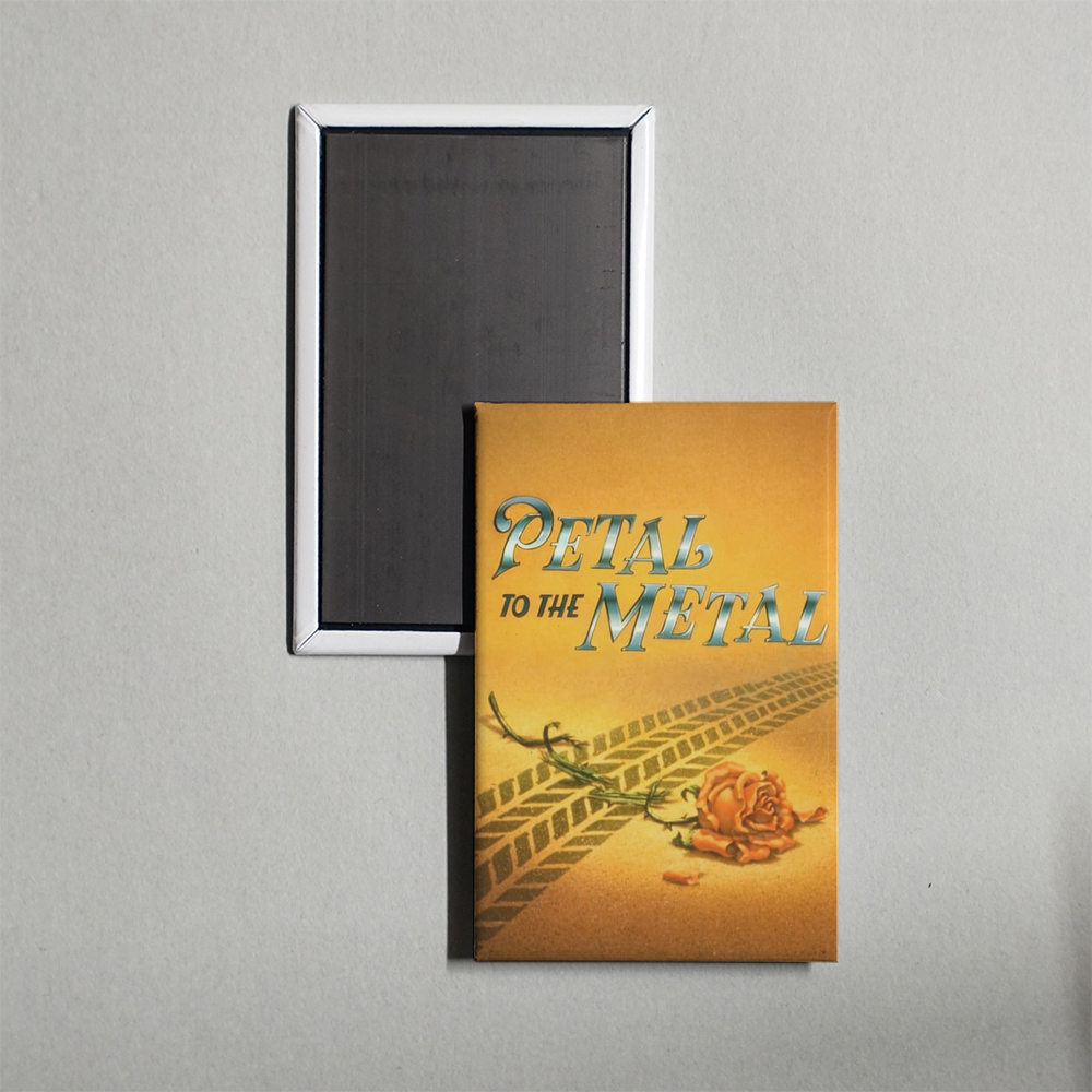 Petal to the Metal Mini Movie Fridge Magnet