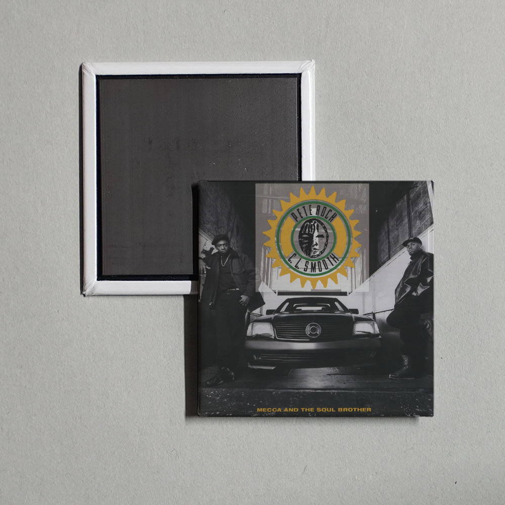 Pete Rock & C.L. Smooth - Mecca And The Soul Brother Album Cover Fridge Magnet