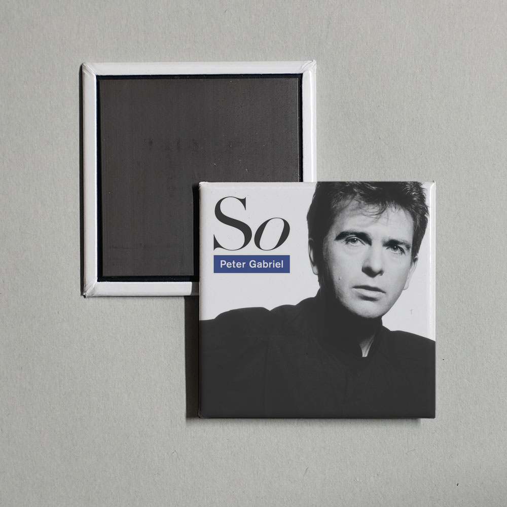 Peter Gabriel - So (25th Anniversary Deluxe Edition) Album Cover Fridge Magnet