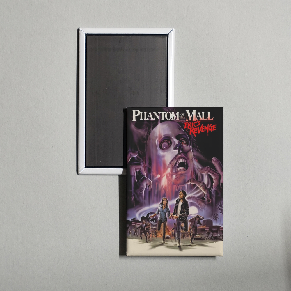 Phantom of the Mall Eric's Revenge Mini Movie Fridge Magnet