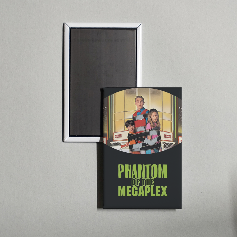 Phantom of the Megaplex Mini Movie Fridge Magnet