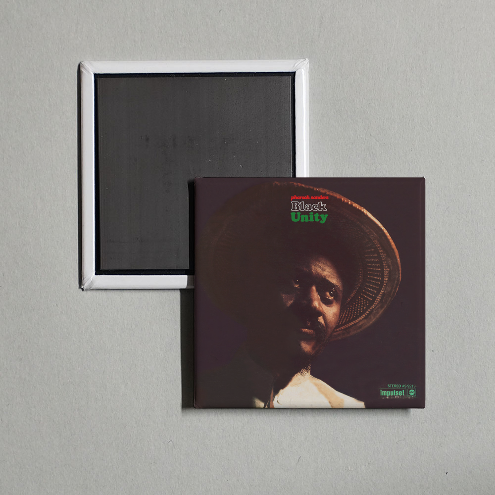 Pharoah Sanders - Black Unity Album Cover Fridge Magnet