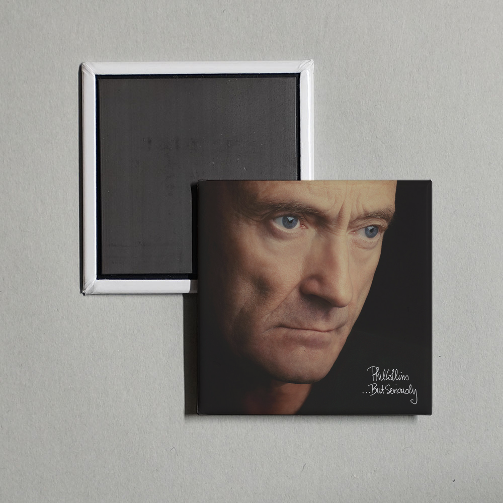 Phil Collins - ...But Seriously (Deluxe Edition) Album Cover Fridge Magnet