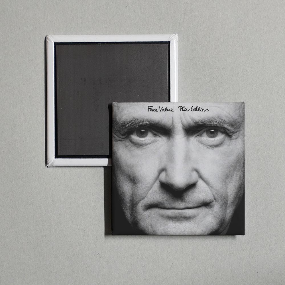 Phil Collins - Face Value (Deluxe Editon) Album Cover Fridge Magnet