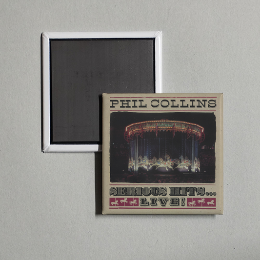 Phil Collins - Serious Hits...Live! (2019 Remaster) Album Cover Fridge Magnet