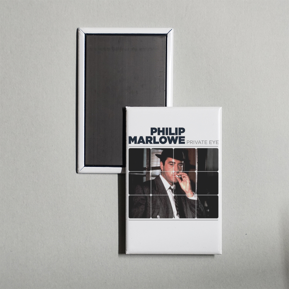Philip Marlowe, Private Eye TV Show Fridge Magnet