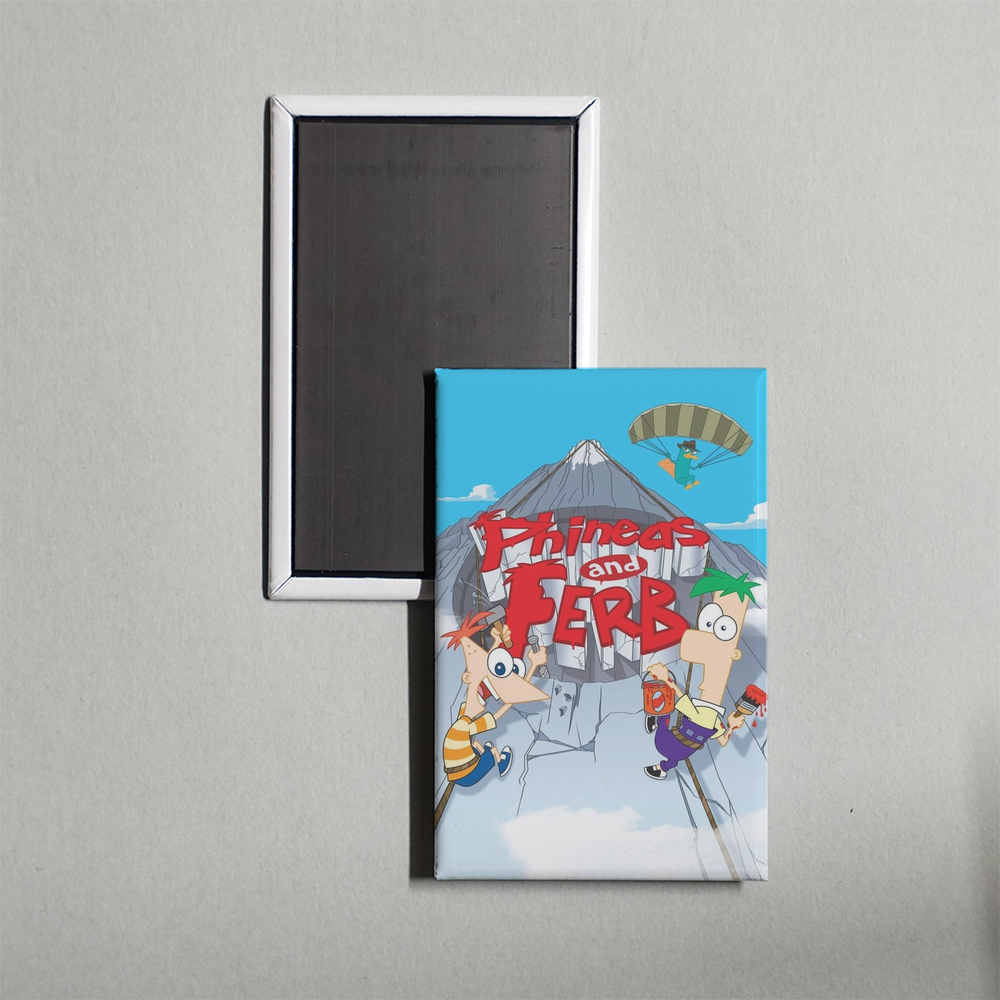 Phineas and Ferb TV Show Fridge Magnet