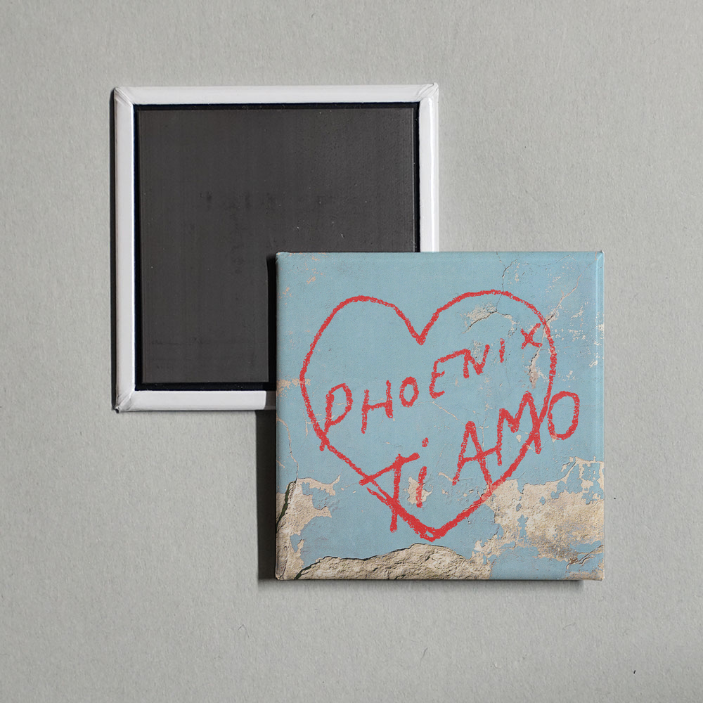 Phoenix - Ti Amo Album Cover Fridge Magnet