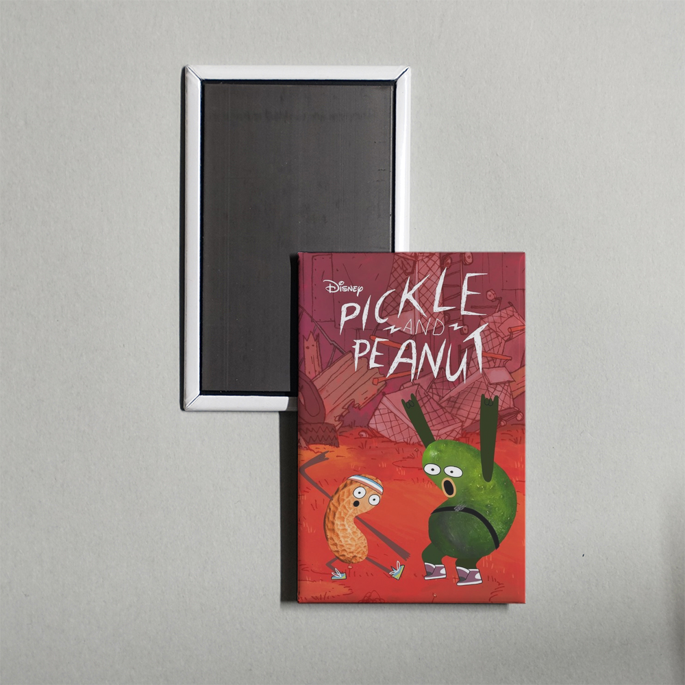 Pickle & Peanut TV Show Fridge Magnet