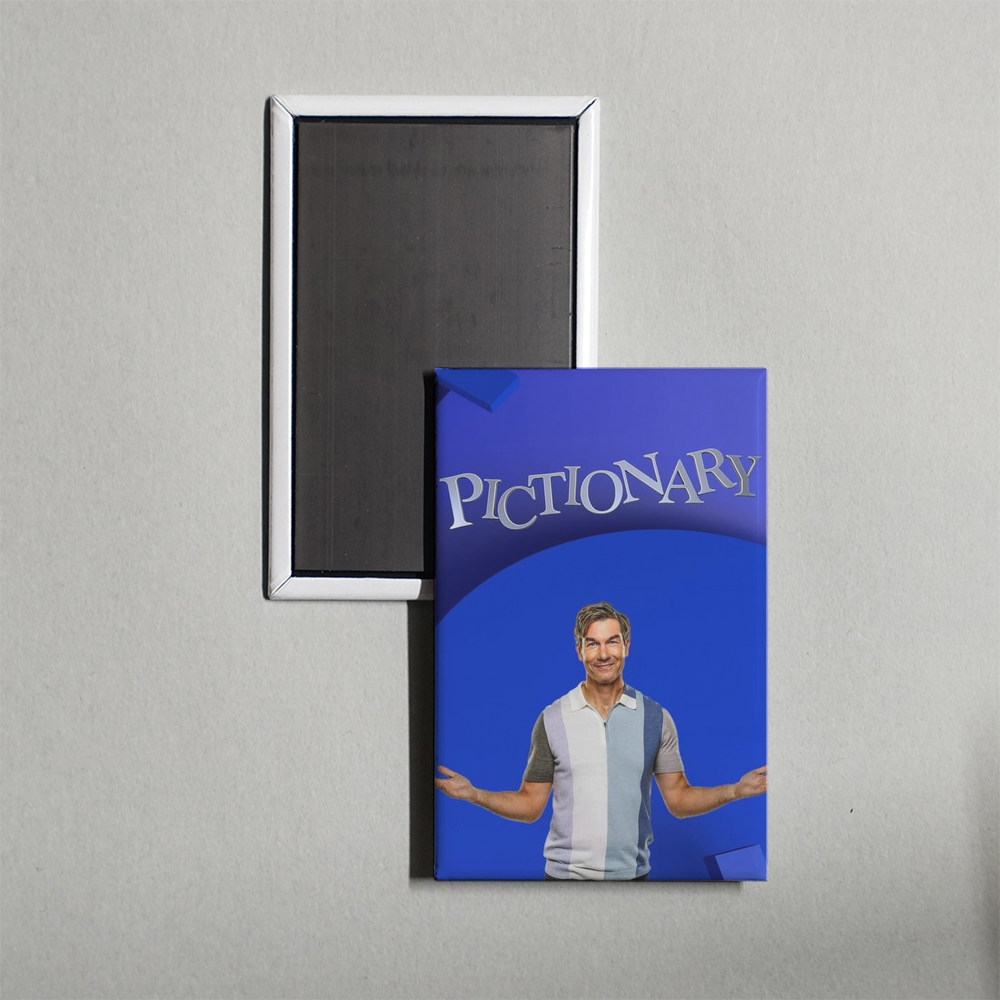 Pictionary TV Show Fridge Magnet