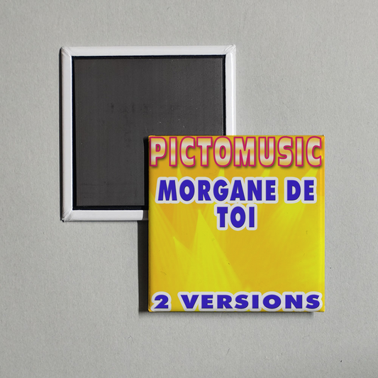 Pictomusic - Morgane de toi (Version karaoké dans le style de Renaud) Album Cover Fridge Magnet