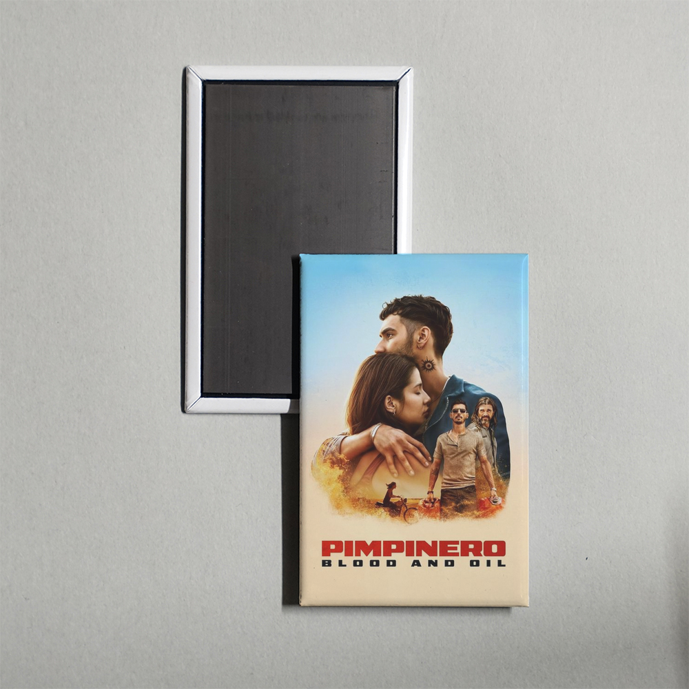 Pimpinero Blood and Oil Mini Movie Fridge Magnet
