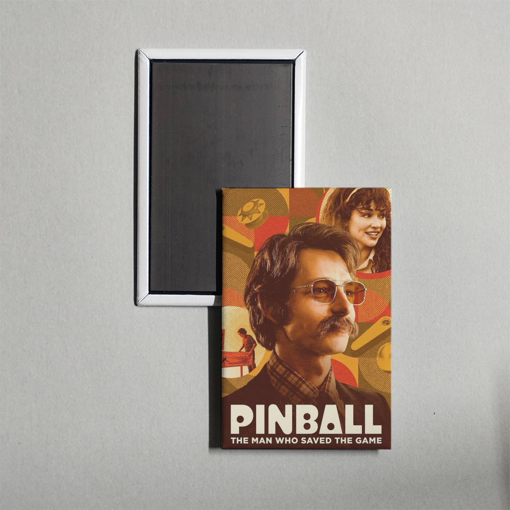 Pinball The Man Who Saved the Game Mini Movie Fridge Magnet