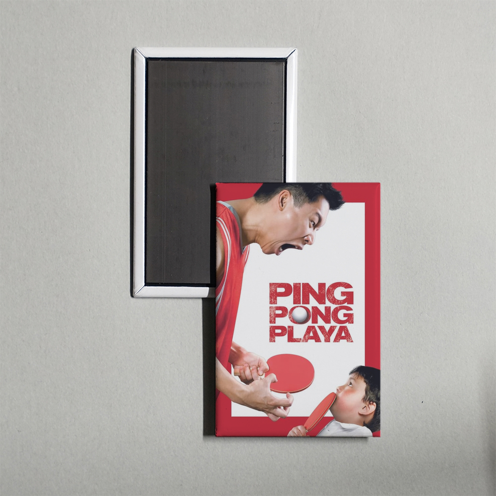 Ping Pong Playa Mini Movie Fridge Magnet