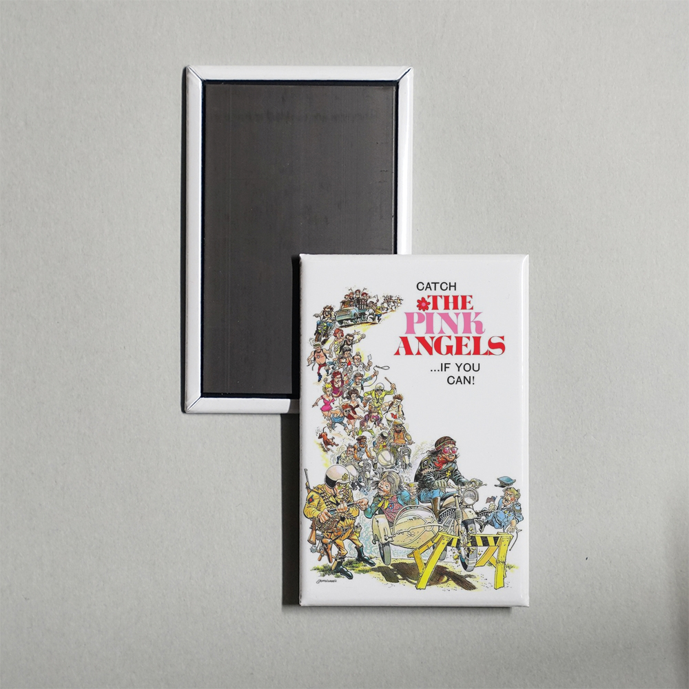 Pink Angels Mini Movie Fridge Magnet