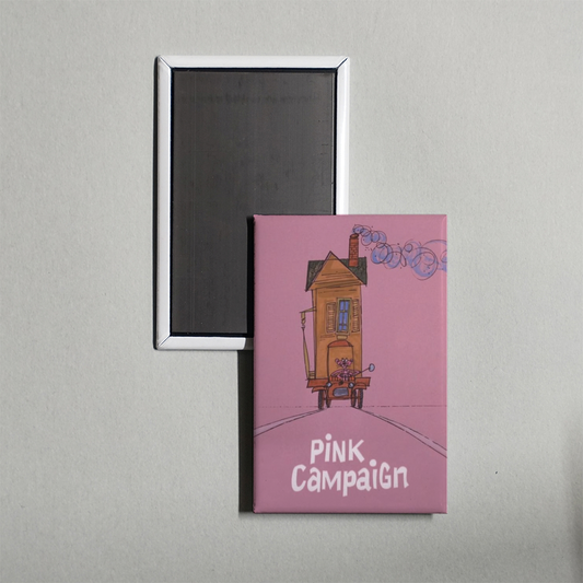 Pink Campaign Mini Movie Fridge Magnet