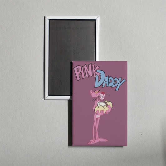 Pink Daddy Mini Movie Fridge Magnet