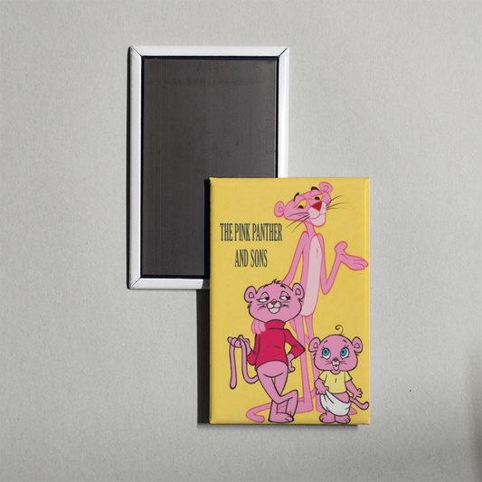 Pink Panther and Sons TV Show Fridge Magnet