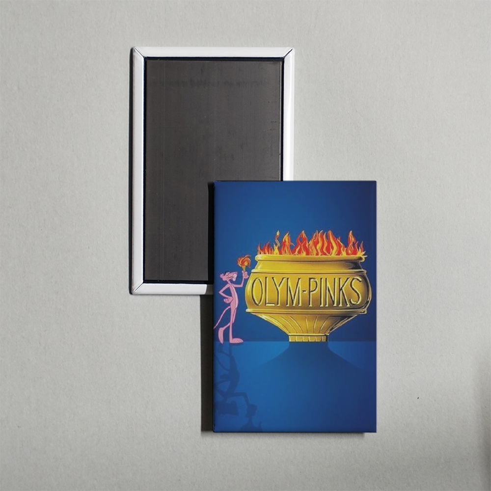 Pink Panther in Olym-pinks Mini Movie Fridge Magnet