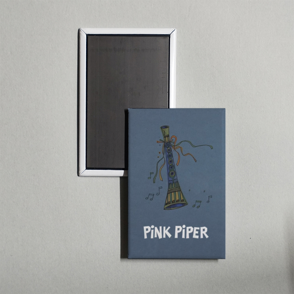 Pink Piper Mini Movie Fridge Magnet