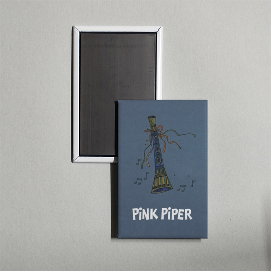 Pink Piper Mini Movie Fridge Magnet