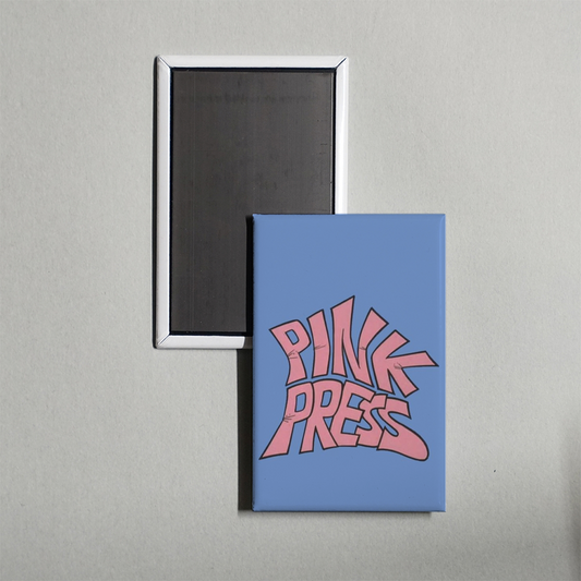 Pink Press Mini Movie Fridge Magnet