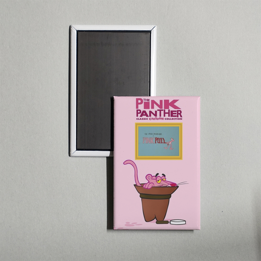 Pink Pull Mini Movie Fridge Magnet