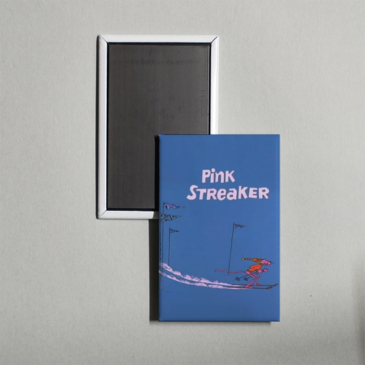 Pink Streaker Mini Movie Fridge Magnet
