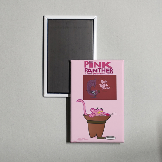 Pink Tuba-Dore Mini Movie Fridge Magnet
