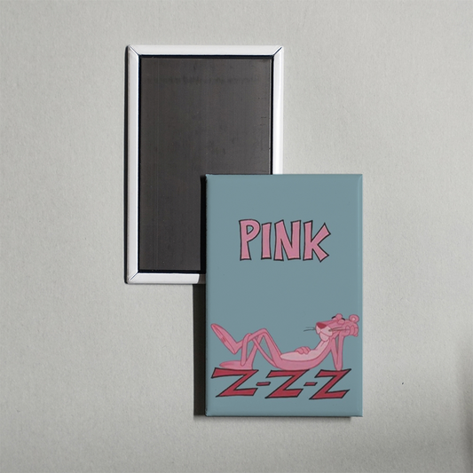 Pink Z-Z-Z Mini Movie Fridge Magnet