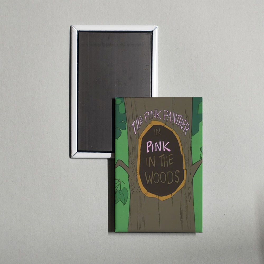 Pink in the Woods Mini Movie Fridge Magnet