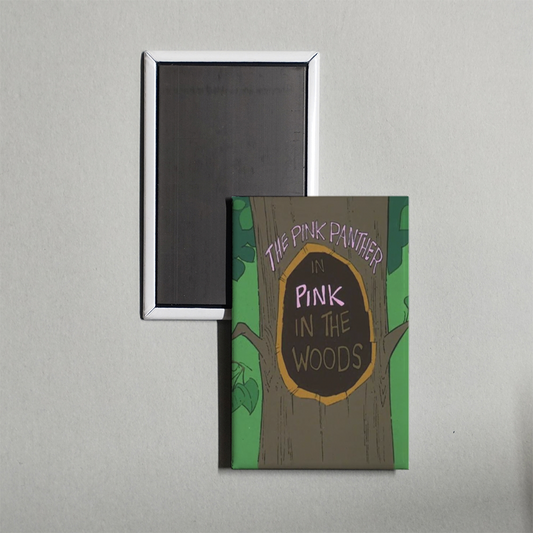Pink in the Woods Mini Movie Fridge Magnet