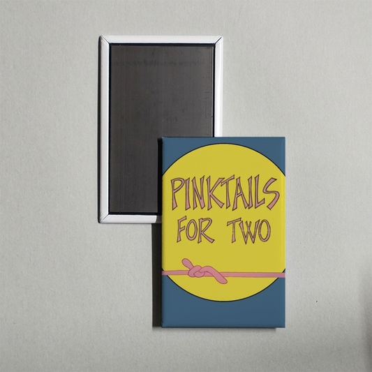 Pinktails for Two Mini Movie Fridge Magnet