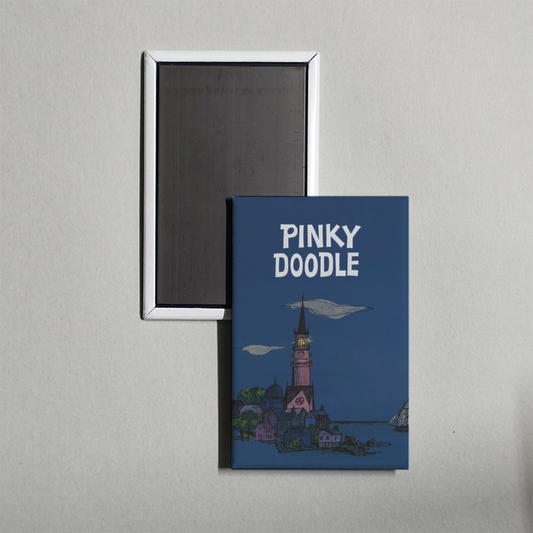 Pinky Doodle Mini Movie Fridge Magnet