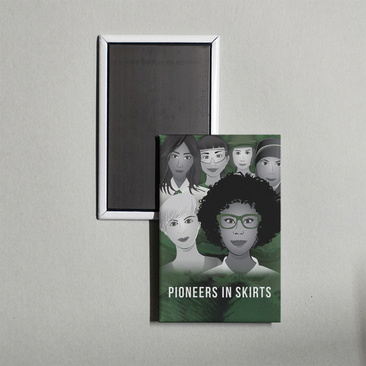 Pioneers in Skirts Mini Movie Fridge Magnet