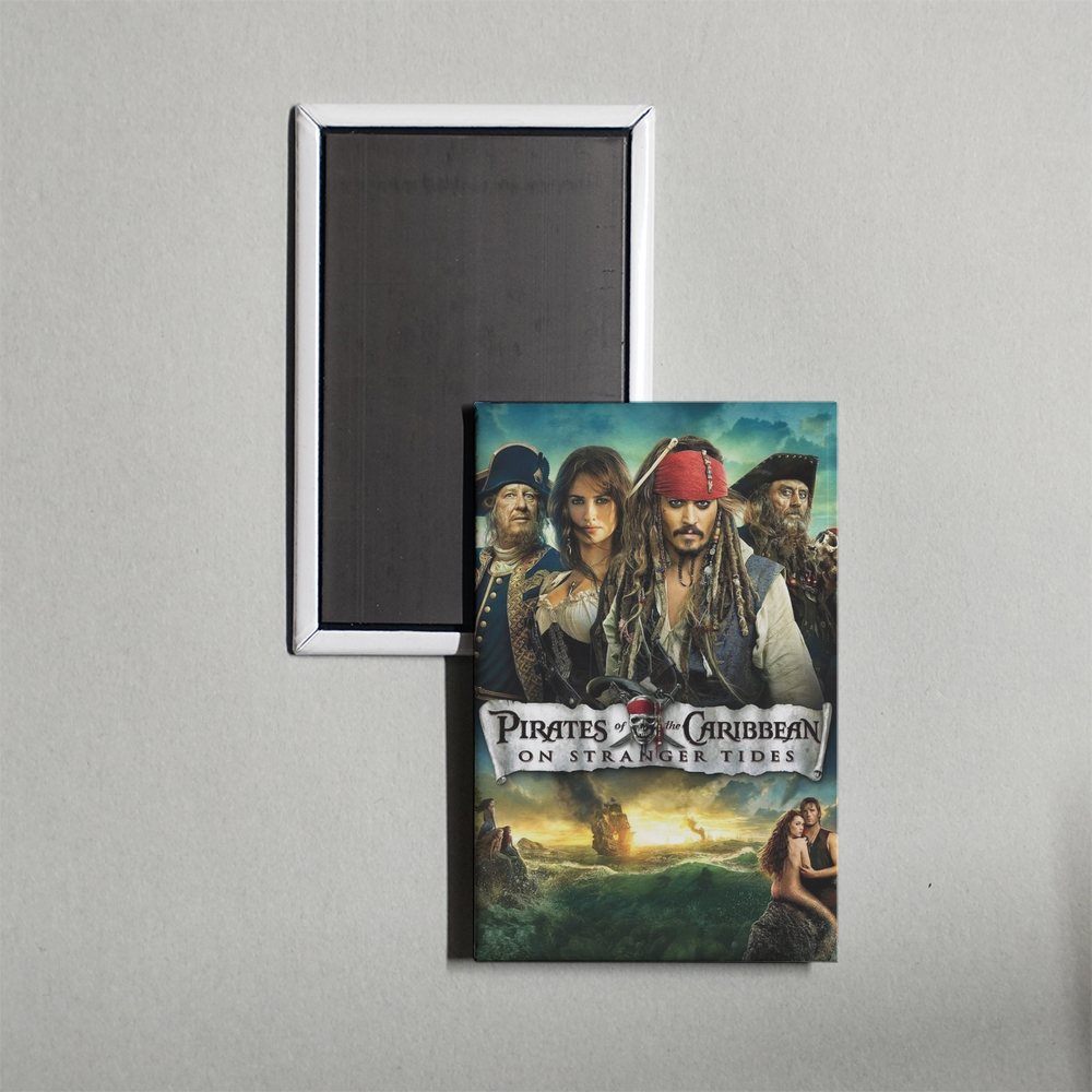Pirates of the Caribbean On Stranger Tides Mini Movie Fridge Magnet
