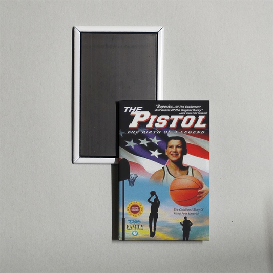 Pistol The Birth of a Legend Mini Movie Fridge Magnet