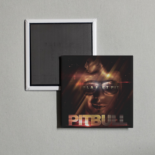 Pitbull - Planet Pit (Deluxe Version) Album Cover Fridge Magnet